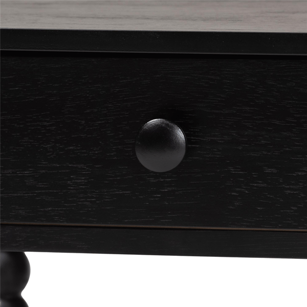 Baxton Studio Brantley Spindle 1-Drawer Nightstand
