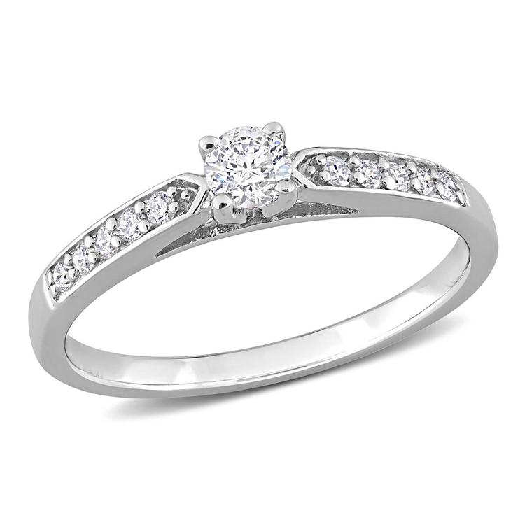 Diamond Classics(tm) 1/3ctw. Diamond Sterling Silver Ring