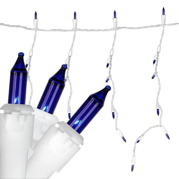 Northlight Seasonal 5.75ft. Blue Mini Icicle Christmas Light Set