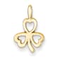 Gold Classics&#40;tm&#41; 14kt. Yellow Gold 3 Clover Charm - image 1