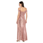Womens R&M Richards One Piece Cold Shoulder Side Drape Dress - image 2
