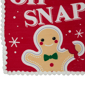 Northlight Gingerbread Man "OH SNAP" Square Christmas Ornament - image 4