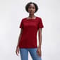 Womens Hasting & Smith Short Sleeve Solid Button Shoulder Tee - image 2