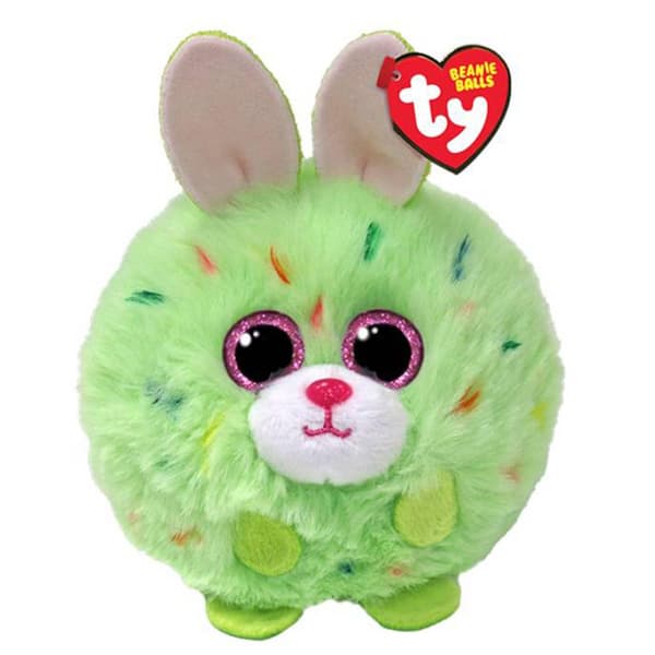 Ty Beanie Balls - Kiwi Bunny - image 