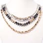 Ashley Cooper(tm) Two-Tone Necklace with Black Bead Accents - image 1