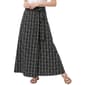 Petite NY Collection Tie Waist Weave Plaid Maxi Skirt - image 1