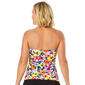 Womens Anne Cole Gradient Floral Twist Front Bandeaukini Swim Top - image 2