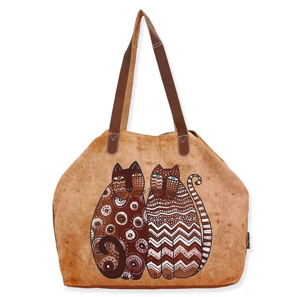 Laurel Burch Cats Sedona Feline Gap Tote - image 