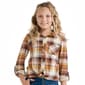 Girls (7-16) No Comment Button Down Top - Maegell Plaid - image 2