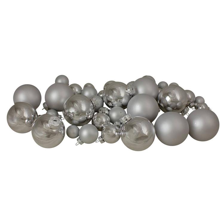 Northlight Seasonal 40pc. Glass Ball Christmas Ornament Set