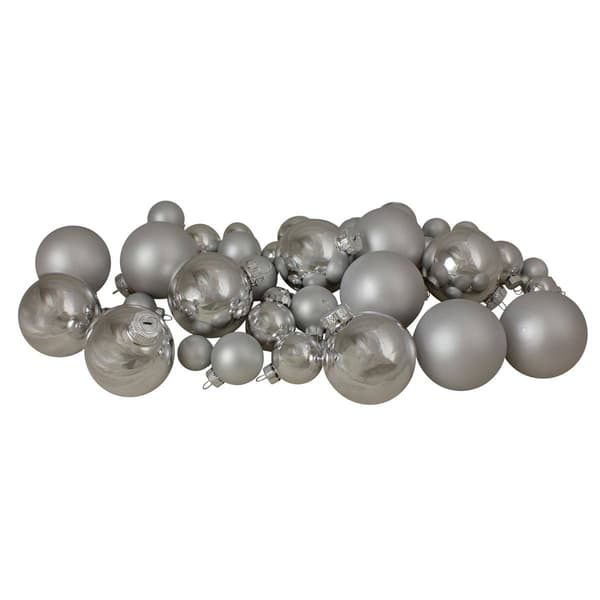 Northlight Seasonal 40pc. Glass Ball Christmas Ornament Set - image 