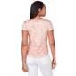 Petite Emaline Key Items Short Sleeve Leafy Tee w/Strap Detail - image 2