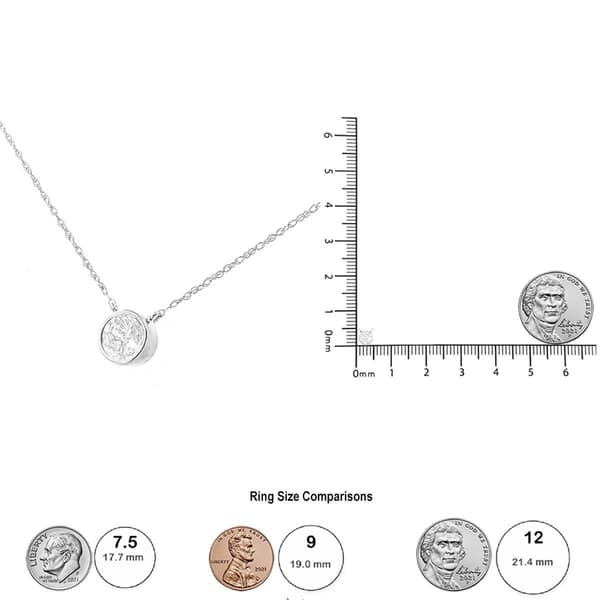 Haus of Brilliance 10kt. 1/5ctw. Diamond Pendant Necklace