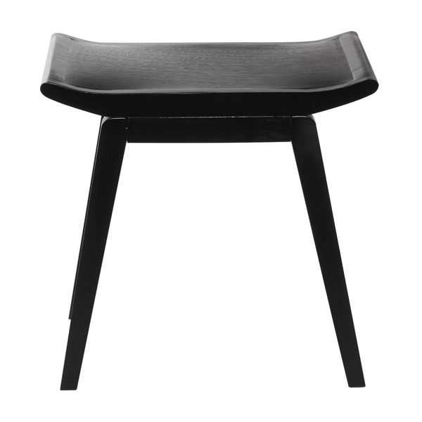 9th & Pike® Traditional Black Wood Stool