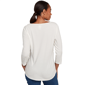 Petite Ruby Rd. Must Haves II Snowflake Script Tee - image 2