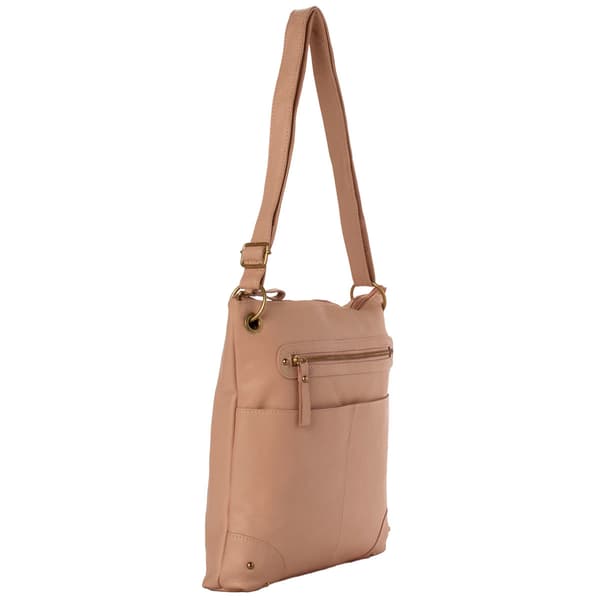 Great American Leather® Single Zip Granada Large Crossbody