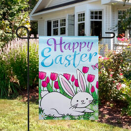 Northlight Seasonal Happy Easter Bunny Outdoor Garden Flag