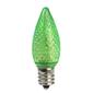 Sienna 4pk. C7 Green Faceted Christmas Replacement Bulbs - image 1
