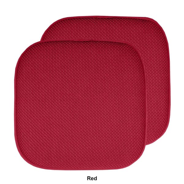 Sweet Home Collection Honeycomb Memory Foam Non-Slip Chair Pad
