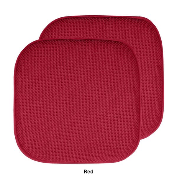 Sweet Home Collection Honeycomb Memory Foam Non-Slip Chair Pads - Boscov's