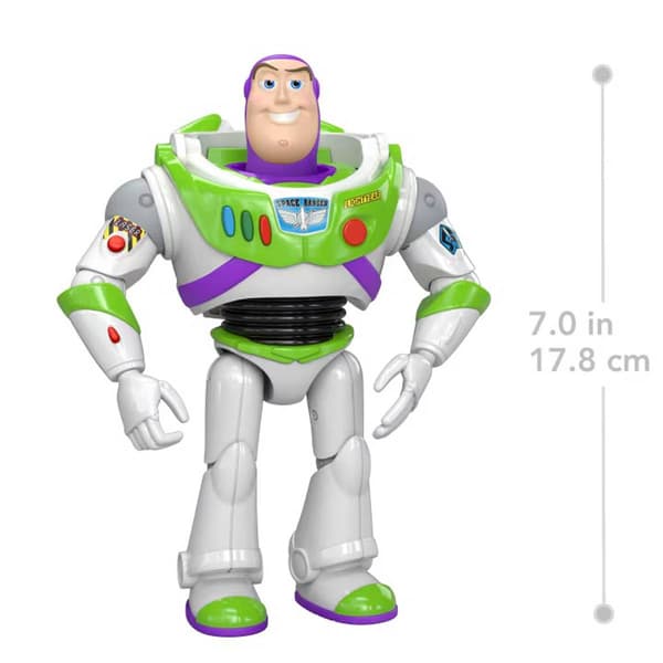 Disney And Pixar Toy Story Buzz Lightyear Action Figure 7in Tall