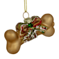 Northlight Gold Dog Bone with Bow Glass Christmas Ornament - image 4