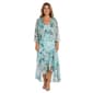 Plus Size R&amp;M Richards Metallic Clip Dot Chiffon Jacket Dress - image 1