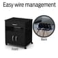 South Shore Axess Printer Cart on Wheels - Black - image 3