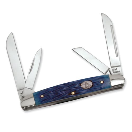 Steel Warrior Congress Blue Bone Knife - image 
