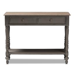 Baxton Studio Noemie 2 Drawer Console Table