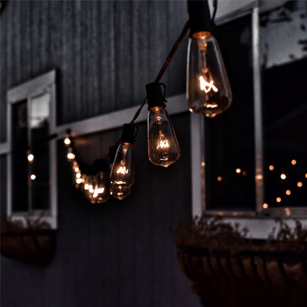 Northlight 10ct. Edison Glass Indoor Outdoor Patio Light Set