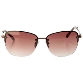 Womens Ashley Cooper™ Metal Rimless Rectangle Sunglasses