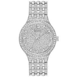 Mens Bulova Phantom Crystal Embellished Bracelet Watch - 96A226