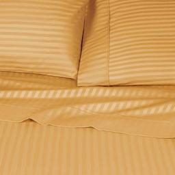 Superior 300TC Egyptian Cotton Striped Deep Pocket Sheet Set
