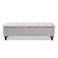 Baxton Studio Brette Wood Storage Bench Ottoman - image 6