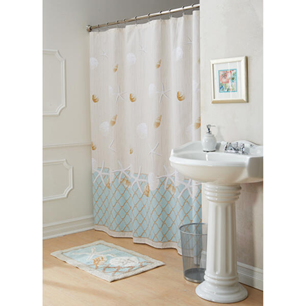 Avanti Seaglass Shower Curtain - image 