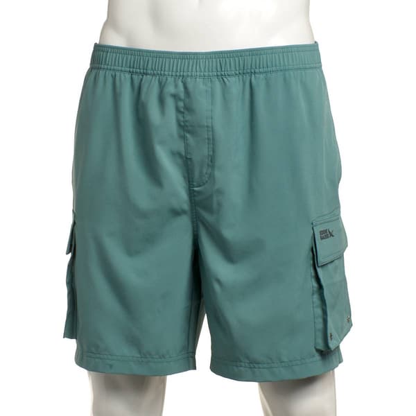 Mens Eddie Bauer(R) Cargo Pocket Swim Trunks - image 