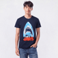 Young Mens Jaws Short Sleeve Graphic Tee - Navy - image 1