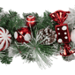 Northlight 6ft. Flocked Pine Christmas Garland with Ornaments - image 4