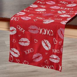 Lintex Trend Collections XOXO Lips Table Runner - 14x72