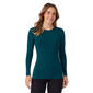 Womens Cuddl Duds(R) Softwear Stretch Long Sleeve Crew Neck - image 1
