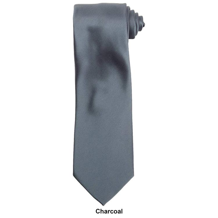 Mens John Henry® Sateen Solid Tie