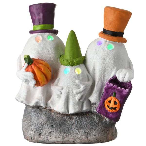 National Tree 15in. LED Colorful Hats Ghost Trio Decor - image 