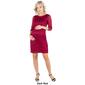 Womens 24/7 Comfort Apparel Lace Maternity Sheath Dress - image 4