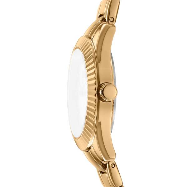 Womens DKNY Chambers Glitz Gold-Tone Watch - DK1L017M0055