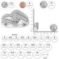 Haus of Brilliance Sterling Silver 1/3ctw. Diamond Bridal Set - image 6