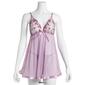Womens Spree Intimates Mesh Triangle Cup Sequin Babydoll Set - image 4