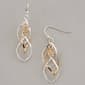 Design Collection Two-Tone Spiral Drop Earrings - image 1