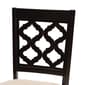 Baxton Studio Ramiro Sand/Dark Brown Wood 5pc. Dining Set - image 5