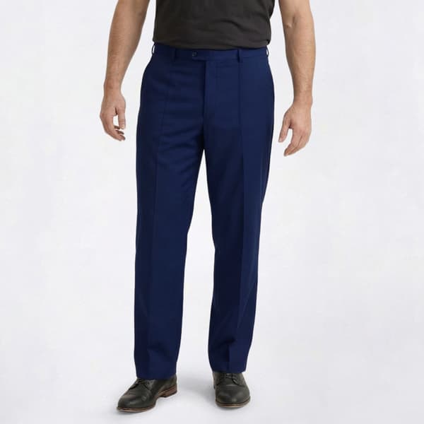 Mens Big & Tall Steve Harvey Birdseye Dress Pants